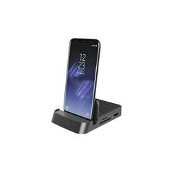 Digitus USB 3.0 Typ-C™ Smartphone Docking Station #####USB-C® (USB 3.2 Gen 1) stojanová nabíječka na mobil černá