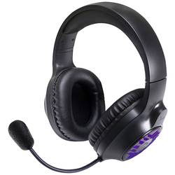 SpeedLink TYRON Gaming Sluchátka Over Ear kabelová stereo černá, RGB headset, regulace hlasitosti, Vypnutí zvuku mikrofonu