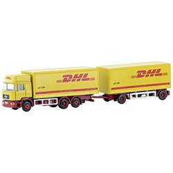 Minis by Lemke LC4607 N model nákladního vozidla MAN F90 3-osý závěsný vůz DHL