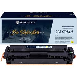 G&G Toner náhradní HP 203X kompatibilní žlutá CF542X/ Cartridge 054H Yellow GS-HCF542X(U)