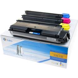 G&G Toner náhradní Kyocera TK-590K, TK-590C, TK-590M, TK-590Y kompatibilní kombinované balení černá, purppurová, azurová, žlutá 7000 Seiten 15019