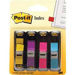 Post-it samolepící záložka 7000052572 žlutá, fialová, růžová, tyrkysová