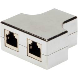 Digitus RJ45 síťový adaptér CAT 5, CAT 5e [2x RJ45 zástrčka - 1x RJ45 zástrčka] šedá