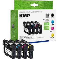 KMP Ink náhradní Epson 502XL, T02W6, T02W1, T02W2, T02W3, T02W4 kompatibilní kombinované balení černá, azurová, purppurová, žlutá E196XV 1646,4005