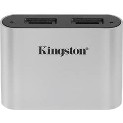 Kingston WFS-SDC externí čtečka paměťových karet / hub USB 3.2 (Gen 1x1) stříbrnočerná