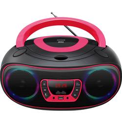 Denver TCL-212BT 111141300011 CD-rádio, FM, AUX, CD, USB, Bluetooth, ambient light, růžová