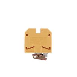SAK Series, PE terminal, Rated cross-section: 4 mm², Screw connection, PA 66, green / yellow, Direct mounting EK 4 0354560000 Weidmüller 100 ks