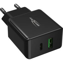 Ansmann HomeCharger HC218PD USB nabíječka 18 W do zásuvky (230 V) Výstupní proud (max.) 3000 mA USB 2.0 zásuvka A, USB-C® zásuvka Počet výstupů: 2 x