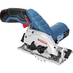 Bosch Professional GKS 12V-26 2x3 Ah L-BOX aku ruční kotoučová pila Hloubka řezu max. (90°) 26.5 mm kufřík, akumulátor, vč. nabíječky 12 V 3 Ah