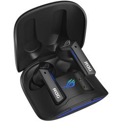 Asus Cetra True Wireless Gaming špuntová sluchátka Bluetooth® stereo černá Nabíjecí pouzdro, voděodolná