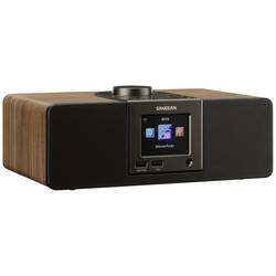 Sangean WFR-32 internetové stolní rádio internetové Bluetooth, AUX, USB, internetové rádio vč. dálkového ovládání černá, dřevo