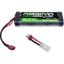 Absima 4100010 akupack NiMH (modelářství), 7.2 V, 3000 mAh, články 6, Hardcase, T zásuvka, zásuvka Tamyia