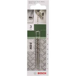 Bosch Accessories 2609255038 HSS kovový spirálový vrták 3 mm Celková délka 61 mm broušený DIN 338 válcová stopka 2 ks