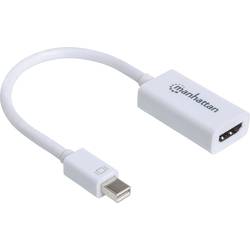 Manhattan 151399 Mini-DisplayPort adaptér [1x mini DisplayPort zástrčka - 1x HDMI zásuvka] bílá 12.00 cm