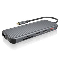 ICY BOX USB-C® dokovací stanice IB-DK4060-CPD, 1 zu 12 USB Type-C® Notebook DockingSt. Vhodné pro značky (dokovací stanice pro notebook): univerzální