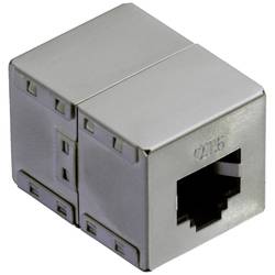 Value spojka RJ45 RJ45 adaptér CAT 6 stříbrná (metalíza)