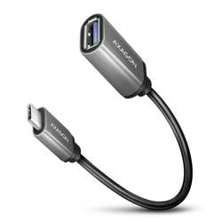 AXAGON USB-C® adaptér [1x USB-C® zástrčka - 1x USB 3.2 gen. 1 zásuvka A] RUCM-AFAC 0.20 m