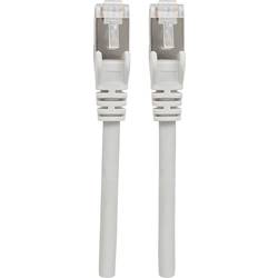 Intellinet 317139 RJ45 síťové kabely, propojovací kabely CAT 6A S/FTP 1.50 m šedá fóliové stínění, stínění pletivem, bez halogenů 1 ks