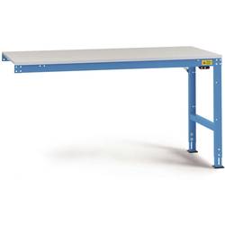 Manuflex LU6088.5012 ESD ESD pracovní stůl Univerzální standardní Přístavný stůl s Melaminplatte, Šxhxv = 1750 x 800 x 763-873 mm světle modrá (RAL 5012)