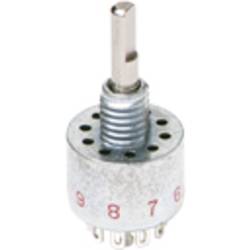 C & K Switches otočný spínač 125 V, 28 V/DC 250 mA Počet pozic přepínače 6 1 x 30 ° IP67 1 ks