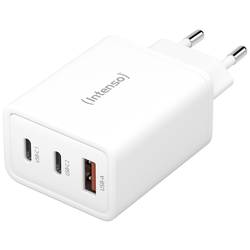 Intenso W65ACC GaN USB nabíječka 65 W vnitřní Výstupní proud (max.) 3.25 A USB A, USB-C® Počet výstupů: 3 x GaN, USB Power Delivery (USB-PD)