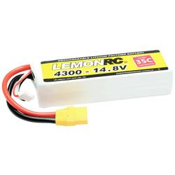 LemonRC akupack Li-Pol (modelářství) 14.8 V 4300 mAh Počet článků: 4 35 C Softcase XT90