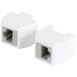 Allnet ALL-RJ45-Magnet Bezpečnostní spojka RJ45, zdířka pro vhazování, PoE, až 10 Gbit 193972 zástrčka, rovná bílá 1 ks