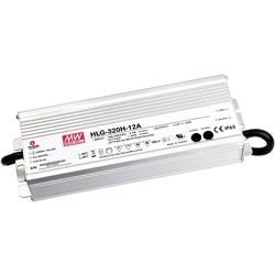 Mean Well HLG-320H-30A LED driver, napájecí zdroj pro LED konstantní napětí, konstantní proud 321 W 10.7 A 30 V/DC PFC spínací obvod , ochrana proti přepětí ,