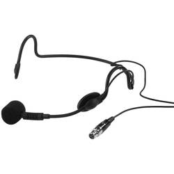 Monacor HSE-90 headset řečnický mikrofon Druh přenosu:kabelový mini XLR kabelový