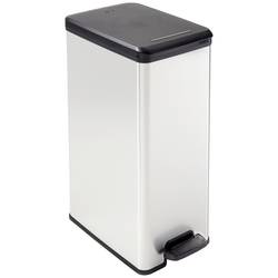 Curver DECO Bin 240640 odpadkový koš 40 l (š x v x h) 250 x 610 x 420 mm stříbrná, černá 1 ks