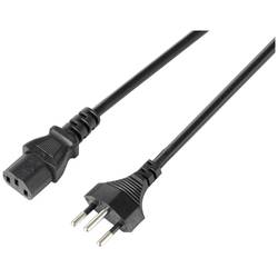 Sygonix SY-5243896 IEC kabel černá 5.00 m