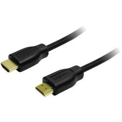 LogiLink HDMI kabel Zástrčka HDMI-A, Zástrčka HDMI-A 3.00 m černá CH0038 4K UHD HDMI kabel