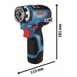 Bosch Professional 06019H3001 aku vrtací šroubovák 12 V Li-Ion, 06019H3001, vč. 2x aku, vč. nabíječky, kufřík