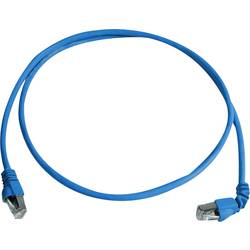 Telegärtner L00000A0198 RJ45 síťové kabely, propojovací kabely CAT 6A S/FTP 1.00 m modrá samozhášecí, bez halogenů 1 ks