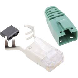 BEL Stewart Connectors SS39GNE Konektor RJ45 CAT 6 SS39GNE zástrčka, rovná počet pólů: 8P8C zelená 1 ks