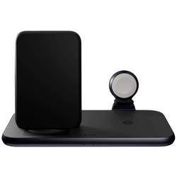 ZENS bezdrátová indukční nabíječka Aluminium Series 4 in 1 Stand Wireless Charger + Watch ZEDC15B/00 Výstup Qi standard, USB A černá