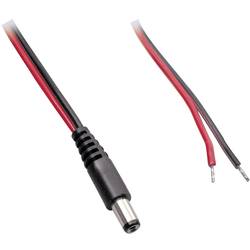 BKL Electronic 075151 nízkonapěťový připojovací kabel nízkonapěťová zástrčka - kabel s otevřenými konci 5.50 mm 30.00 cm 1 ks