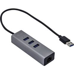 i-tec U3METALG3HUB síťový adaptér 10 / 100 / 1000 MBit/s USB 3.2 Gen 1 (USB 3.0)