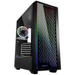 Sharkoon RGB LIT 200 midi tower PC skříň černá