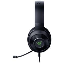 RAZER Kraken V3 X Sluchátka Over Ear kabelová, RZ04-03750300-R3M1, Virtual Surround, černá