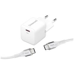 Intenso W30C + C315C USB nabíječka vnitřní Výstupní proud (max.) 3 A Počet výstupů: 1 x USB-C® GaN, USB Power Delivery (USB-PD)