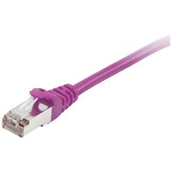 Equip 605551 RJ45 síťové kabely, propojovací kabely CAT 6 S/FTP 2.00 m fialová pozlacené kontakty 1 ks