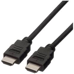 Roline HDMI kabel Zástrčka HDMI-A, Zástrčka HDMI-A 5.00 m černá 11.04.5735 4K UHD, stíněný HDMI kabel