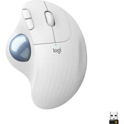 Logitech ERGO M575 Trackball bezdrátový optická bílá 5 tlačítko 2000 dpi ergonomická