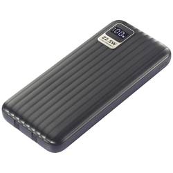 VOLTCRAFT VC-WT-K512 powerbanka 10000 mAh Rychlé nabíjení Li-Pol černá Indikátor stavu