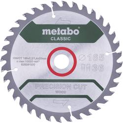 Metabo PRECISION CUT WOOD CLASSIC 628659000 pilový kotouč 160 x 20 x 1.4 mm Počet zubů (na palec): 36 1 ks