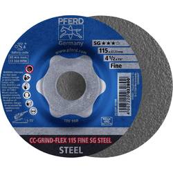 PFERD 64187115 CC-GRIND-FLEX 115 SG STEEL FINE brusný kotouč Průměr 115 mm Ø otvoru 22.23 mm 10 ks