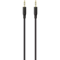 Belkin F3Y117bt2M jack audio kabel [1x jack zástrčka 3,5 mm - 1x jack zástrčka 3,5 mm] 2.00 m černá pozlacené kontakty