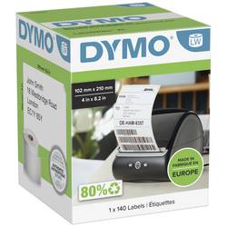 DYMO etikety v roli 102 x 210 mm bílá 140 ks trvalé 2166659 přepravní štítky