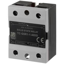 TRU COMPONENTS polovodičové relé TC-GSR-1-40DD 40 A Spínací napětí (max.): 220 V/DC DC obvod 1 ks